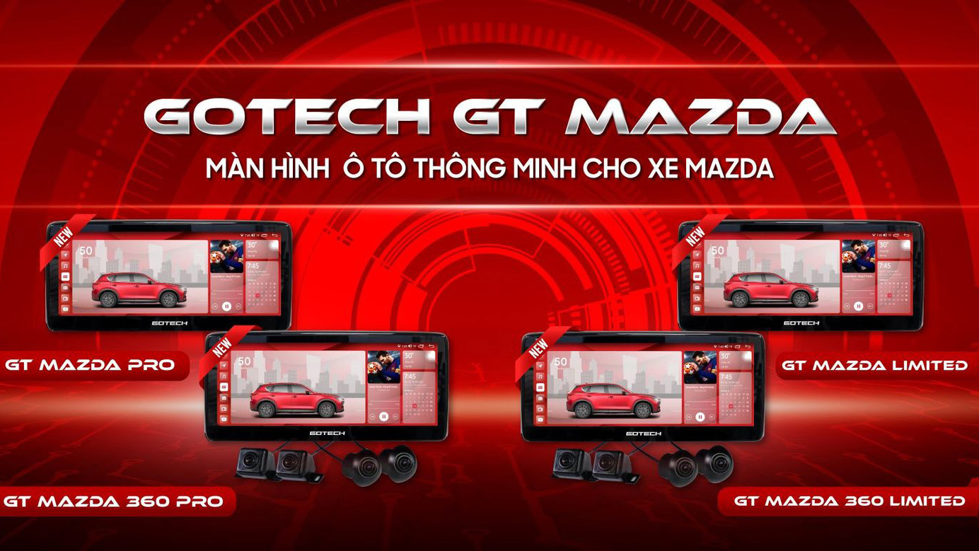 Màn hình gotech GT Mazda thế hệ mới