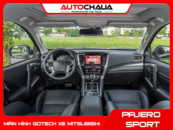 màn-hình-gotech-xe-Mitsubishi-Pajero-Sport