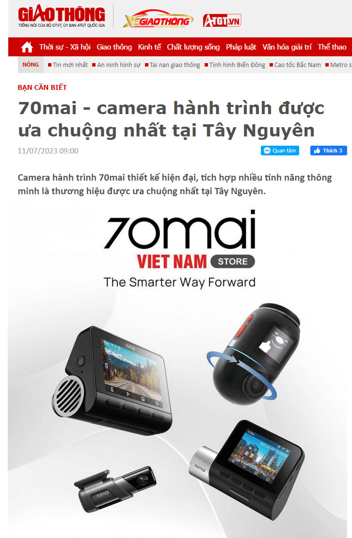 Lắp-camera-hành-trình-Xiaomi-70mai-chính-hãng-giá-rẻ-tại-Tây-Nguyên