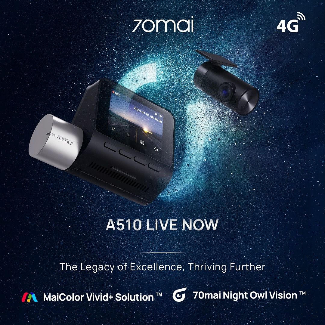 Camera hành trình 4G 70mai A510