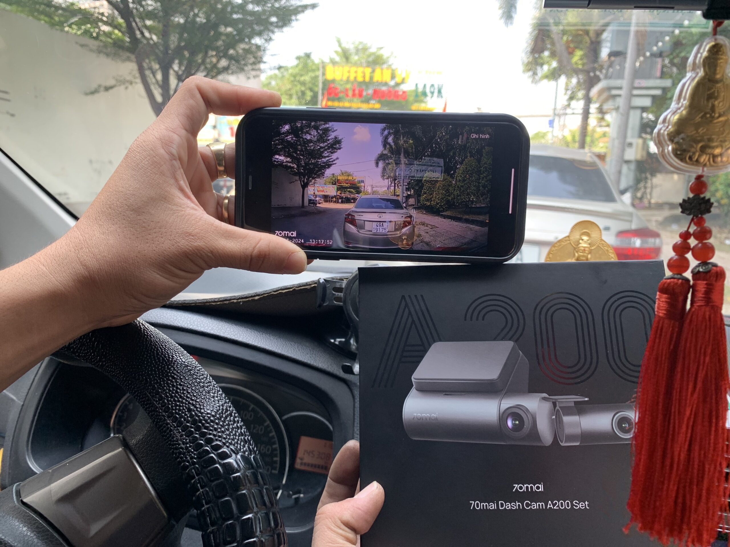 Camera hành trình 70mai A200 ghi hình 2 kênh